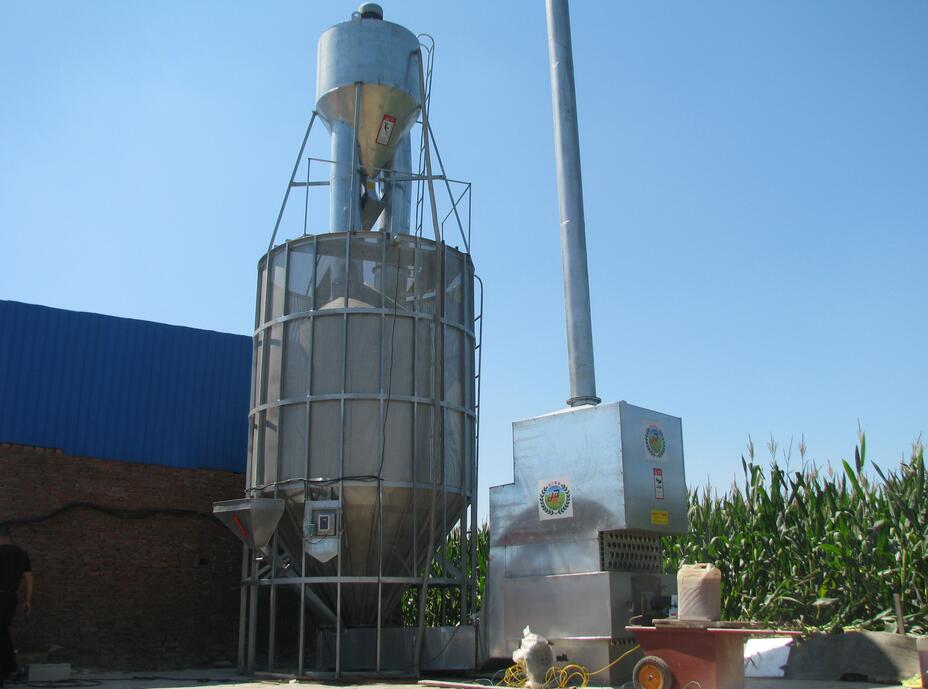 河北趙縣玉米烘干機(jī)現(xiàn)場(chǎng)